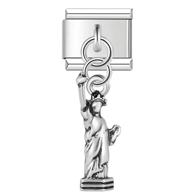 Charm colgante estatua NYC