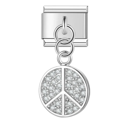 Charm colgante amor y paz