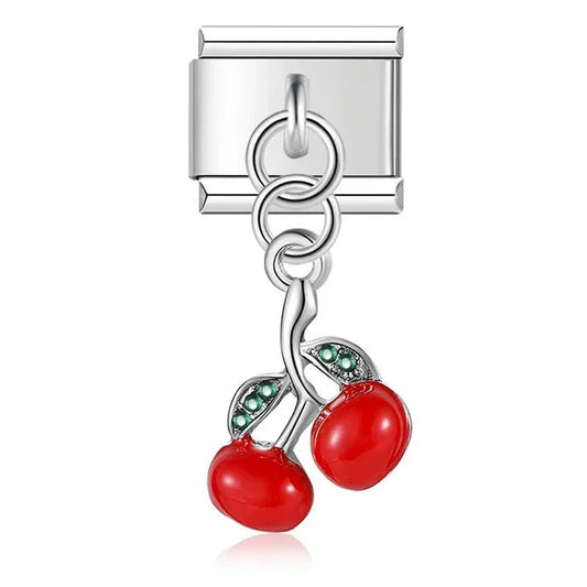 Charm colgante cerezas