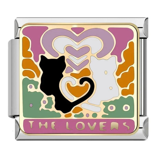 Charm gatos enamorados