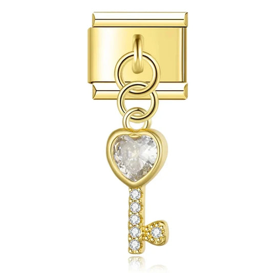 Charm colgante llave
