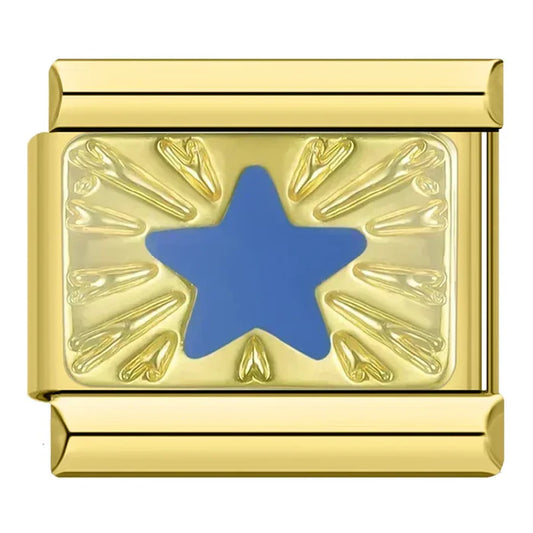 Charm dorado estrella