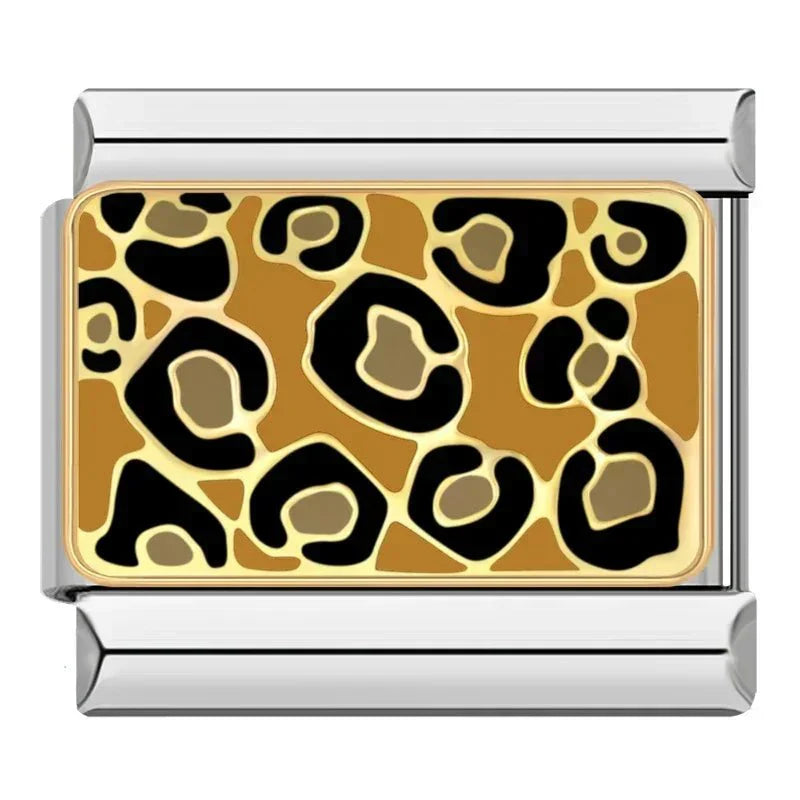 Charm estampado de leopardo