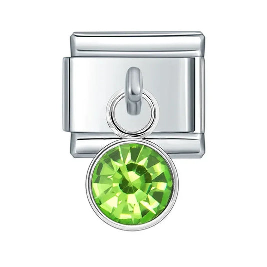 Charm colgante piedra agosto