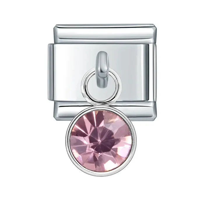 Charm colgante piedra junio